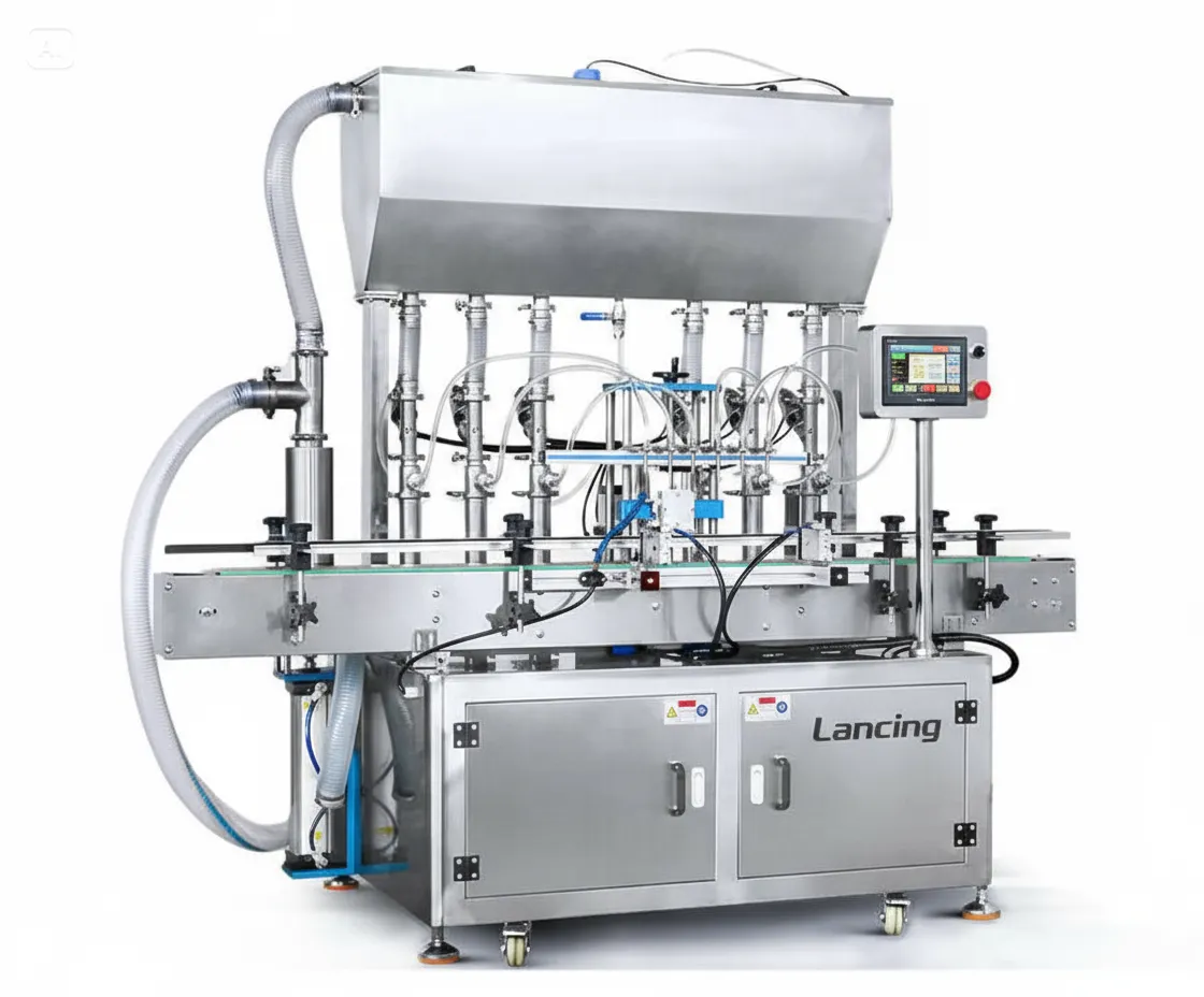 Paste filling machine suitable for mayonnaise and thick sauce products