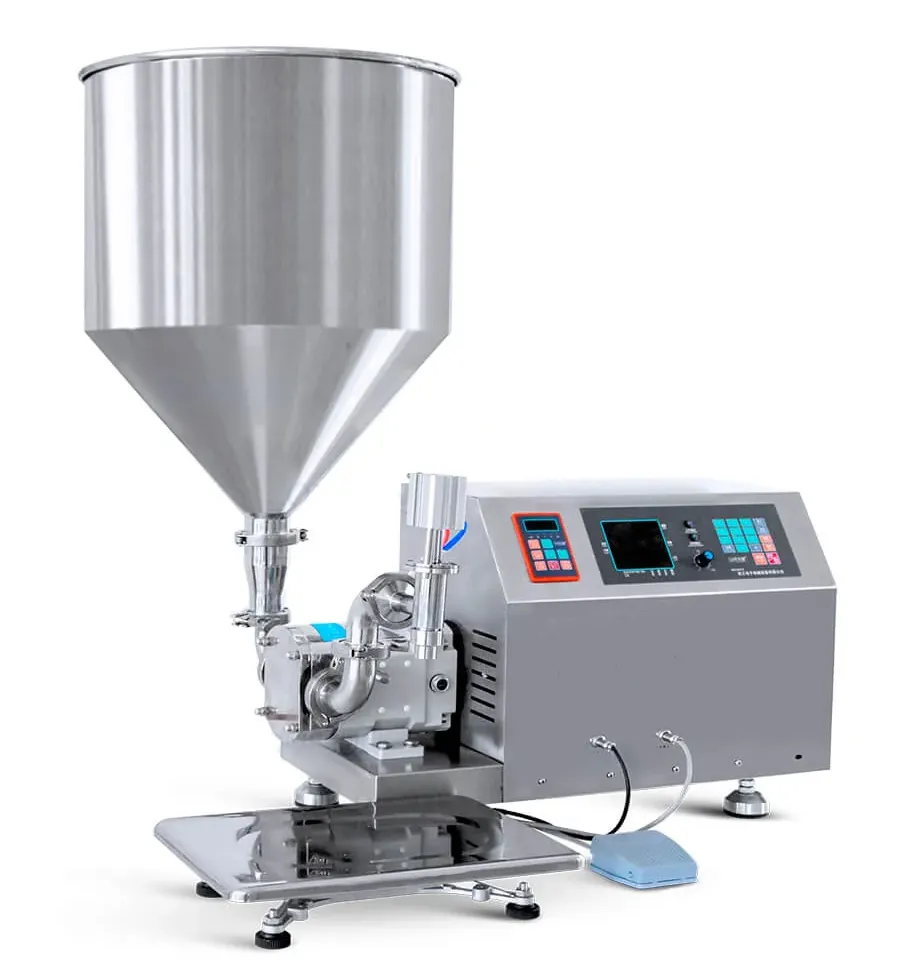 Industrial paste filling machine for adhesive and viscous products